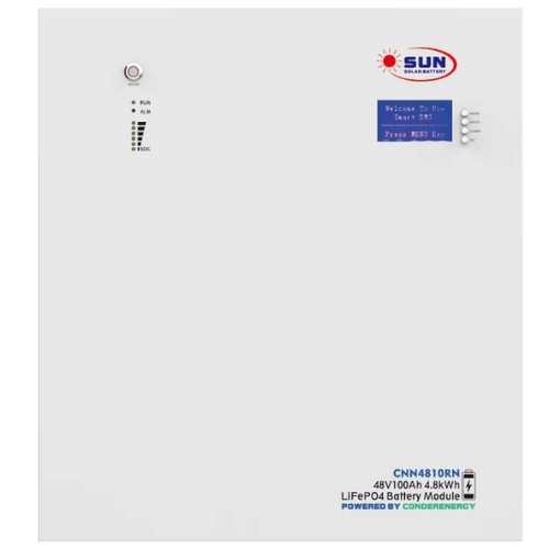 SUN SOLAR 48V 100AH 4.8KWH A-GRADE LITHIUM BATTERY CNY48100RN